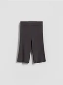 Spodenki dla niemowląt - Reserved - Dzianinowe spodnie - ciemnoszary - miniaturka - grafika 1