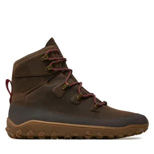 Sneakersy Vivo Barefoot Tracker Leather AT 309533 Brązowy - Sneakersy męskie - miniaturka - grafika 1