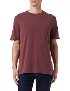 Koszulki męskie - HUGO T-shirt męski, Dark Brown204, S - grafika 1
