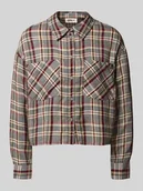 Koszule damskie - Bluzka koszulowa krótka z czystej wiskozy model ‘RILEY LIFE’ - miniaturka - grafika 1