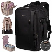 Plecaki - Plecak wielofunkcyjny podróżny do samolotu uniwersalny Black Wings - miniaturka - grafika 1