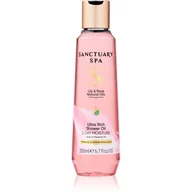 Kosmetyki do kąpieli - Sanctuary Spa Lily & Rose pielęgnujący olejek pod prysznic 200 ml - miniaturka - grafika 1