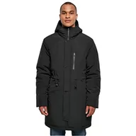 Kurtki męskie - Urban Classics Lekka kurtka parka męska, czarny, XXL - miniaturka - grafika 1