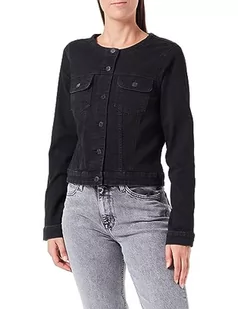 VERO MODA VMCATH LS Slim Jacket VI1133 kurtka damska, czarna denim, XS, czarny denim, XS - Kurtki damskie - miniaturka - grafika 1