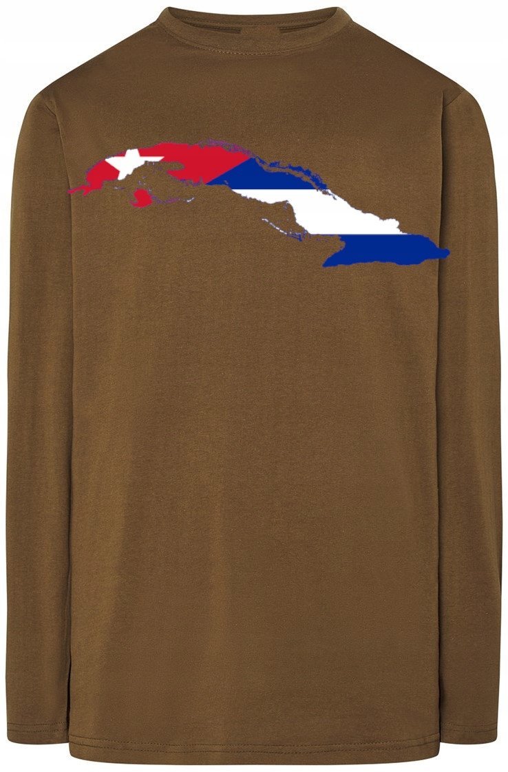 Kuba Męska Modna Bluza Longsleeve Nadruk Rozm.S