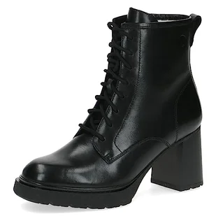 Caprice Damskie 9-26107-41 sznurowane botki na obcasie, czarny, 40 EU - Botki damskie - miniaturka - grafika 1