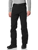 Odzież trekkingowa męska - CMP spodnie męskie typu softshell czarny czarny 56 - miniaturka - grafika 1