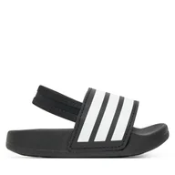 Buty dla chłopców - Sandały adidas adilette Estrap JR5323 Czarny - miniaturka - grafika 1