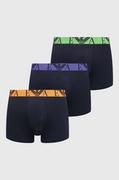Majtki męskie - Emporio Armani Underwear bokserki 3-pack męskie kolor granatowy - miniaturka - grafika 1