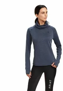 Ariat Bluzka damska z golfem CANNY TOP - navy eclipse - Koszulki jeździeckie - miniaturka - grafika 1