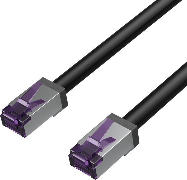 Shiverpeaks Kabel krosowy Flexline RJ-45, Cat 6a, S/FTP, czarny, 1.5 m FL31-28155