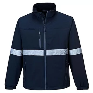 Kurtki męskie - Portwest Workwear Iona kurtka softshell (3L) TK54 EU/UK, niebieski TK54NARL - grafika 1