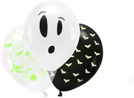 Halloween - Balony lateksowe UV na Halloween - 27 cm - 3 szt. - miniaturka - grafika 1