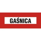 Gaśnice - Zp-38 - Znak Ppoż. Tabliczka Bhp - 14X36 - Gaśnica - miniaturka - grafika 1