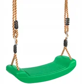Place zabaw - Huśtawka Ogrodowa Dla Dzieci Siedzisko Mocne Liny - miniaturka - grafika 1