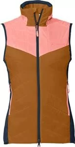 VAUDE Damska kamizelka Sesvenna Vest IV, Silt Brown, 34, Silt Brown, 34 - Kamizelki damskie - miniaturka - grafika 1