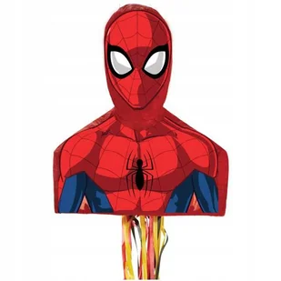 Amscan Pull-Pinata Spiderman 9903150 - Urodziny dziecka - miniaturka - grafika 1
