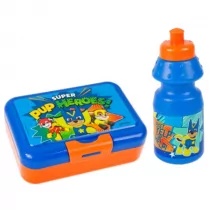 STARPAK Zestaw Starpak Bidon 350Ml Pudełko Śniadaniowe Psi Patrol Niebieski - Przybory szkolne - miniaturka - grafika 1