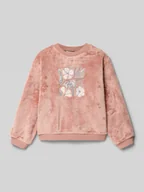 Bluzy dla dziewczynek - Bluza z cekinami - miniaturka - grafika 1