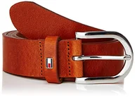 Paski - Tommy Hilfiger skórzany pasek damski New Danny Belt, br?zowy, 75 cm - miniaturka - grafika 1