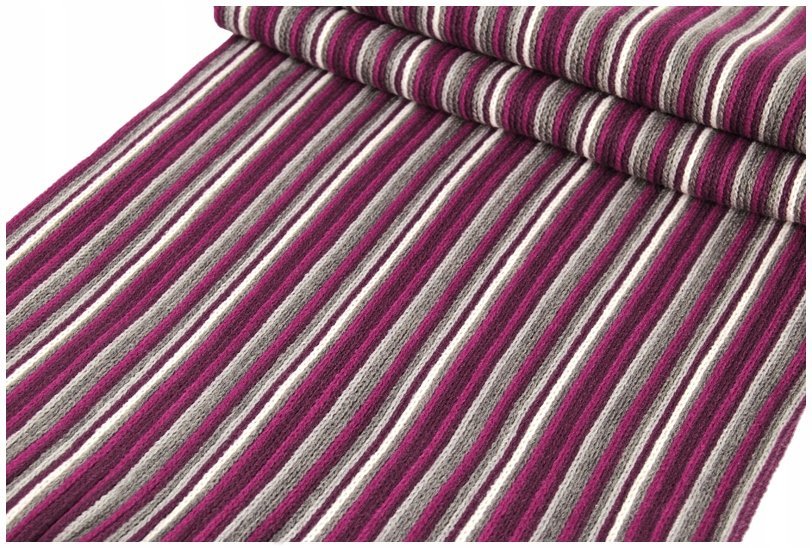 MODNY Szalik Szal Fuksja Fiolet Damski GREG af04