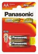 Baterie i akcesoria - Panasonic PRO POWER GOLD Alkaline AA LR6PPG 2-pack LR6PPG/2BP - miniaturka - grafika 1