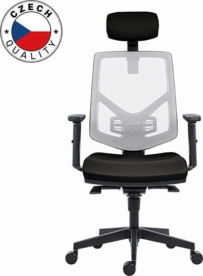 Powerton Ergonomiczny fotel biurowy Tina, Czarny