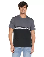 Koszulki męskie - Champion American Tape Color Block S/S Koszulka męska, czarny, M - miniaturka - grafika 1