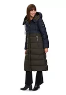 Kurtki damskie - Betty Barclay Damska kurtka puchowa 7363/1564, Patch Dark Blue/Khaki, 44 - miniaturka - grafika 1