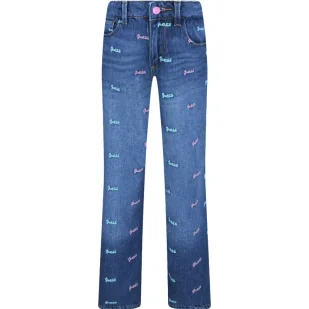Guess Jeansy | Relaxed fit - Spodnie sportowe damskie - miniaturka - grafika 1