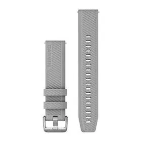 Garmin Silikonowy pasek Vivoactive 3/Vivomove HR/Forerunner 645/Forerunner 245 - szary 010-12925-00 - Akcesoria do smartwatchy - miniaturka - grafika 1