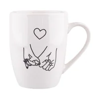 Kubki - Kubek baryłka, ALTOMDESIGN, In Love, biały, 300 ml - miniaturka - grafika 1