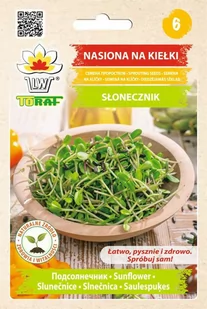Toraf VIVIO Słonecznik nasiona kiełki 20g slo-nas-20g - Nasiona na kiełki - miniaturka - grafika 1