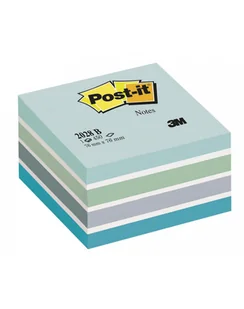 3M POST-IT POST-IT Kostka samop POST-IT 2028-B 76x76mm 1x450 kart. niebieska - Notesy i bloczki - miniaturka - grafika 1