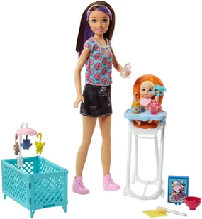 Barbie Opiekunka Zestaw z lalką FHY97/FHY98 887961531497 - Akcesoria dla lalek - miniaturka - grafika 1