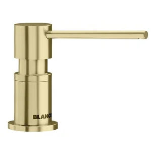 Blanco Dozownik LATO satin gold 526699 Produkt na zamówienie Przewidywany czas realizacji Maj 2022 526699 - Mydelniczki i dozowniki mydła - miniaturka - grafika 1