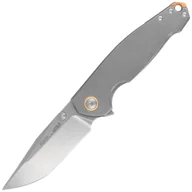 Noże - Nóż składany Viper Katla Gray Titanium, Stonewashed M390 by Jesper Voxnæs (V5982TI) - miniaturka - grafika 1