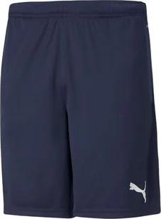 Puma Spodenki męskie Puma teamRISE Training Shorts granatowe 657336 06 2XL - Spodnie sportowe męskie - miniaturka - grafika 1