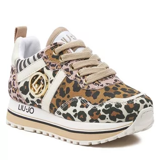 Buty dla dziewczynek - Sneakersy Liu Jo Maxi Wonder 709 4A4305 TX133 Leopard S19C1 - grafika 1
