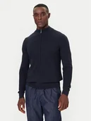 Swetry męskie - Bugatti Kardigan 7600-85524D Granatowy Regular Fit - miniaturka - grafika 1