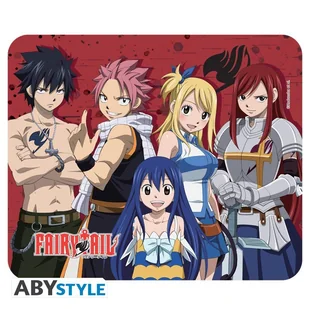 Podkładka Materiałowa Pod Mysz Fairy Tail - Natsu Team - Podkładki pod mysz - miniaturka - grafika 1
