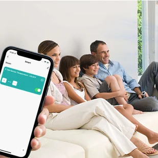 Inteligentny czujnik WiFi Alogy temperatury i wilgotności Tuya Smart Life Monitor termometr biały - Części i akcesoria do laptopów - miniaturka - grafika 7