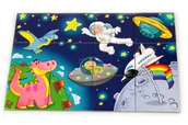 Magnesy - Układanka magnetyczna Magnes Kosmos Puzzle - miniaturka - grafika 1