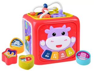 Kostka interaktywna edukacyjna pianinko ZA4275 RO - Zabawki interaktywne dla dzieci - miniaturka - grafika 1