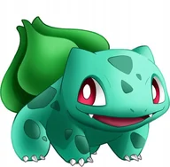 Naklejki na ścianę - Naklejka Uv Wypukła Ozdobna DTF UV Aplikacja Bulbasaur Poke - miniaturka - grafika 1