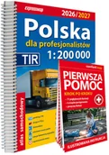 Atlasy i mapy - Polska dla profesjonalistów atlas samochodowy + instrukcja pierwszej pomocy 1:200 000 wydanie 2026/2027 - miniaturka - grafika 1