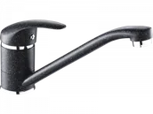 Baterie kuchenne - LAVEO BGG 760D IGA Bateria zlewozmywakowa stojąca Jednouchwytowa Sposób montażu: stojący Głowica: 40 mm Zasięg wylewki: 214 mm Wykończenie: czarne - miniaturka - grafika 1