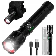 Latarka Led Taktyczna Zoom Usb-c Power Vayox Pro