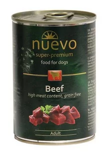 Nuevo Nuveo bezzbożowa karma dla psów dorosłych z wołowiną 400g - Mokra karma dla psów - miniaturka - grafika 1