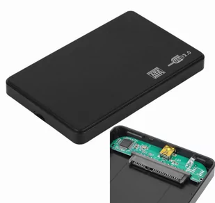 Obudowa dysku 2,5" Usb 3.0 Sata Uasp Czarna - Obudowy i kieszenie na dyski twarde - miniaturka - grafika 1
